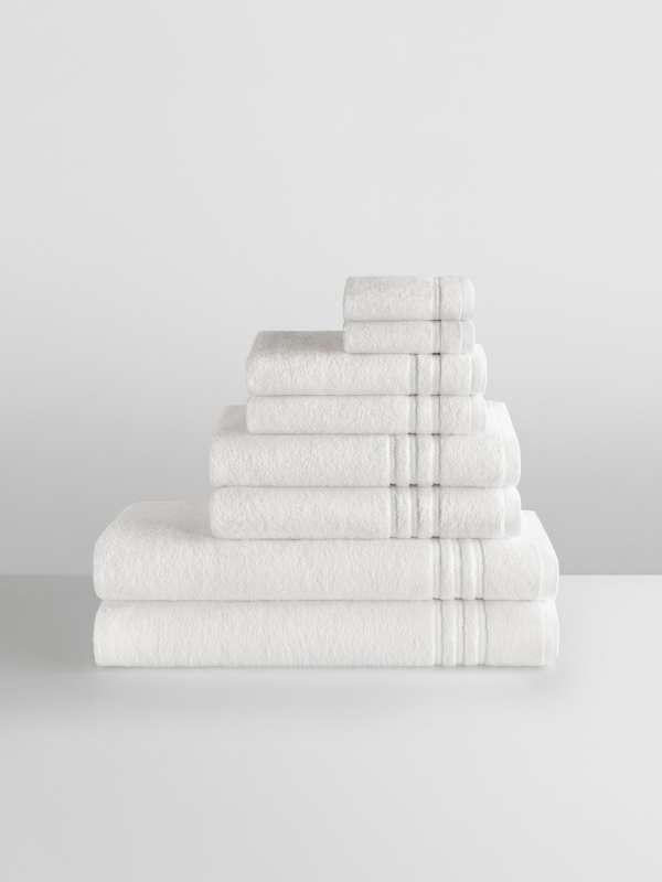 Bath Towel Ensemble Set - Signature White
